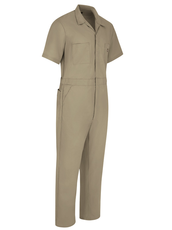 Industrial Short-Sleeve Coverall - Front